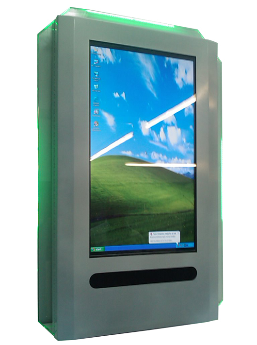 This flexible design, currently in the prototype stages of development is ideal for many applications. Available with a large portrait touch screen, and transactional point of sale options.